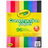 Crayola Construction Paper, 9” x 12”, Assorted Colors, 96 Sheets Per Pack, Set Of 12 Packs