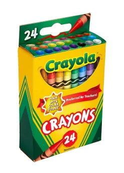 Crayola® Crayons, Assorted Colors, Pack Of 24 Crayons