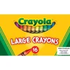 Crayola® Crayons, Large,  Assorted Colors, Box Of 16 Crayons