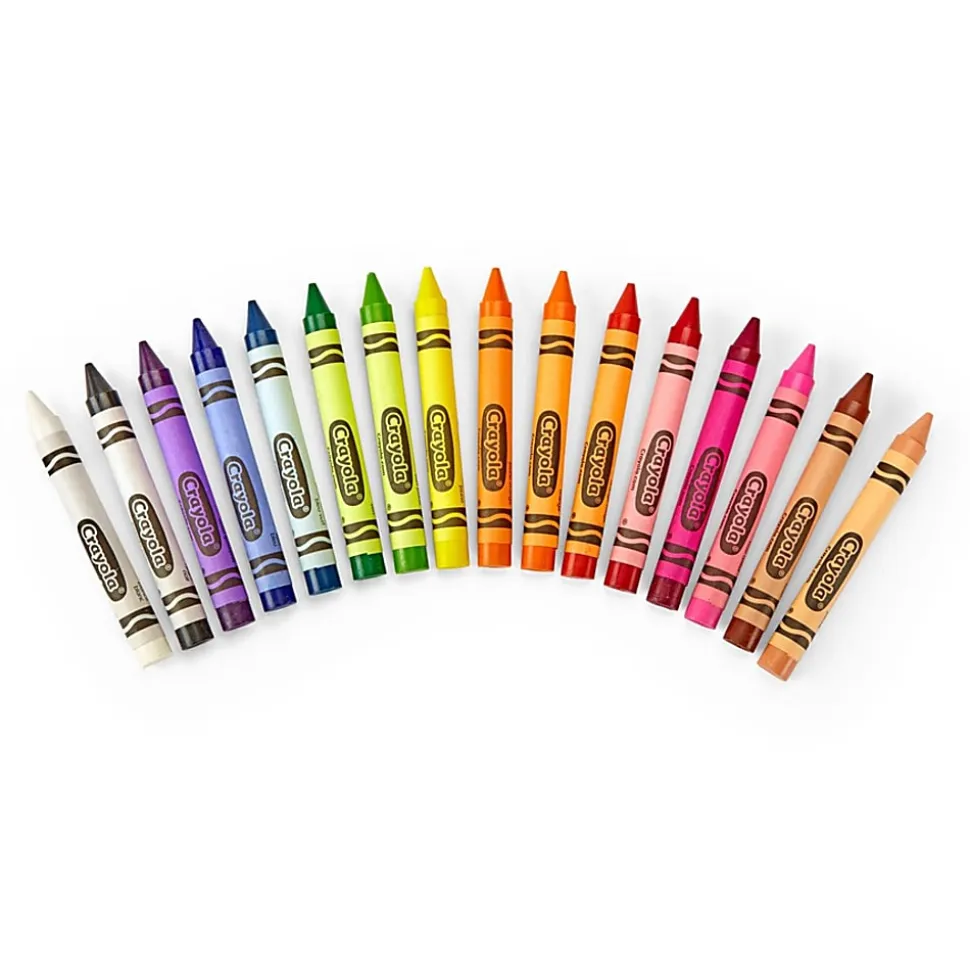 Crayola® Crayons, Large, Assorted Colors, Box Of 16 Crayons
