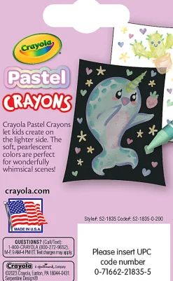 Crayola Crayons, Pastel, Pack Of 24 Crayons