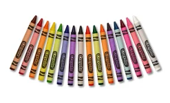 Crayola® Crayons, Peg Box, Assorted Colors, Box Of 16 Crayons