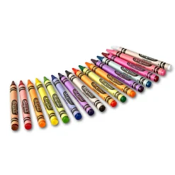 Crayola Crayons, Regular Size, Assorted Colors, 16 Crayons Per Box, Set Of 8 Boxes