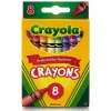 Crayola Crayons, Regular Size, Assorted Colors, 8 Crayons Per Box, Set Of 24 Boxes