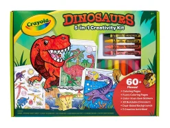 Crayola® Dinosaur 5-in-1 Creativity Kit, Kit Of 60 Pieces