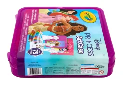 Crayola Disney Princess Art Case, 75 Art Supplies for Girls & Boys, Art Kit for Kids, Coloring Set, Gift for Girls & Boys, 5+