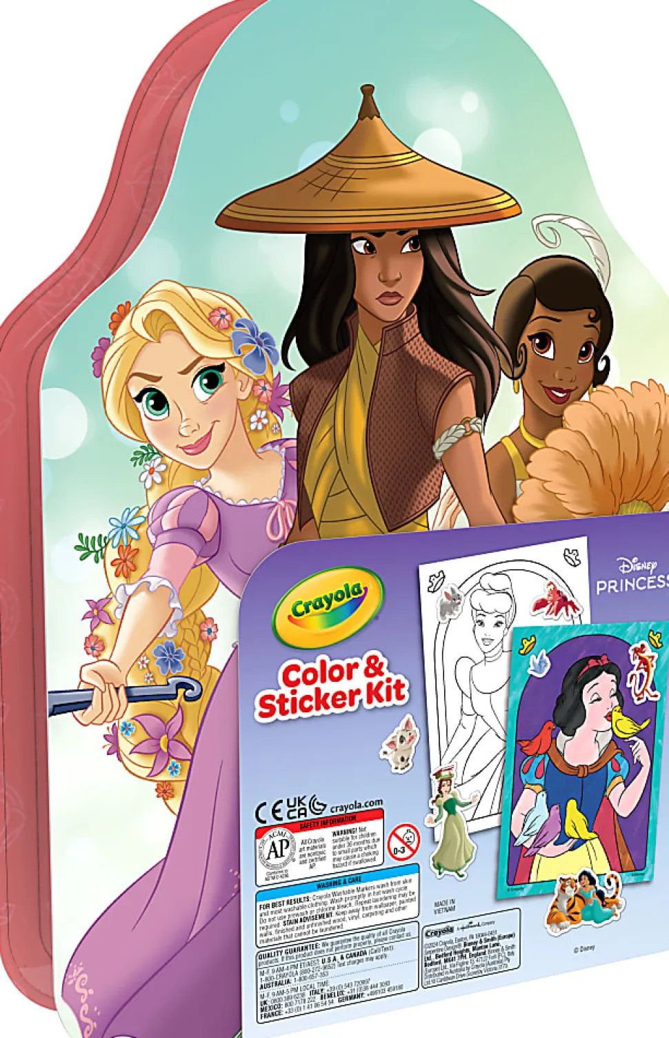 Crayola Disney Princess Color & Activity Set, 20 Princess Coloring & Stickers - 040769