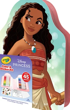 Crayola Disney Princess Color & Activity Set, 20 Princess Coloring & Stickers - 040769