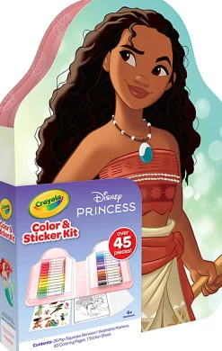 Crayola Disney Princess Color & Activity Set, 20 Princess Coloring & Stickers - 040769