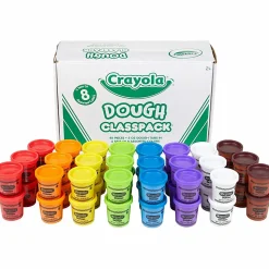 Crayola® Dough Classpack Canisters, Assorted Colors, Pack Of 48 Canisters