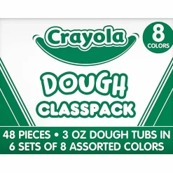 Crayola® Dough Classpack Canisters, Assorted Colors, Pack Of 48 Canisters