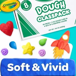 Crayola® Dough Classpack Canisters, Assorted Colors, Pack Of 48 Canisters