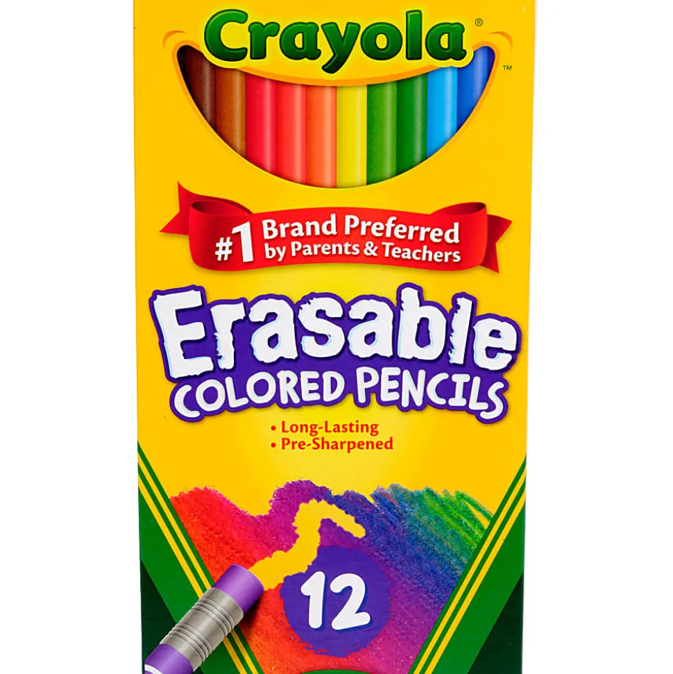 Crayola® Erasable Colored Pencils, Pack Of 12 Pencils