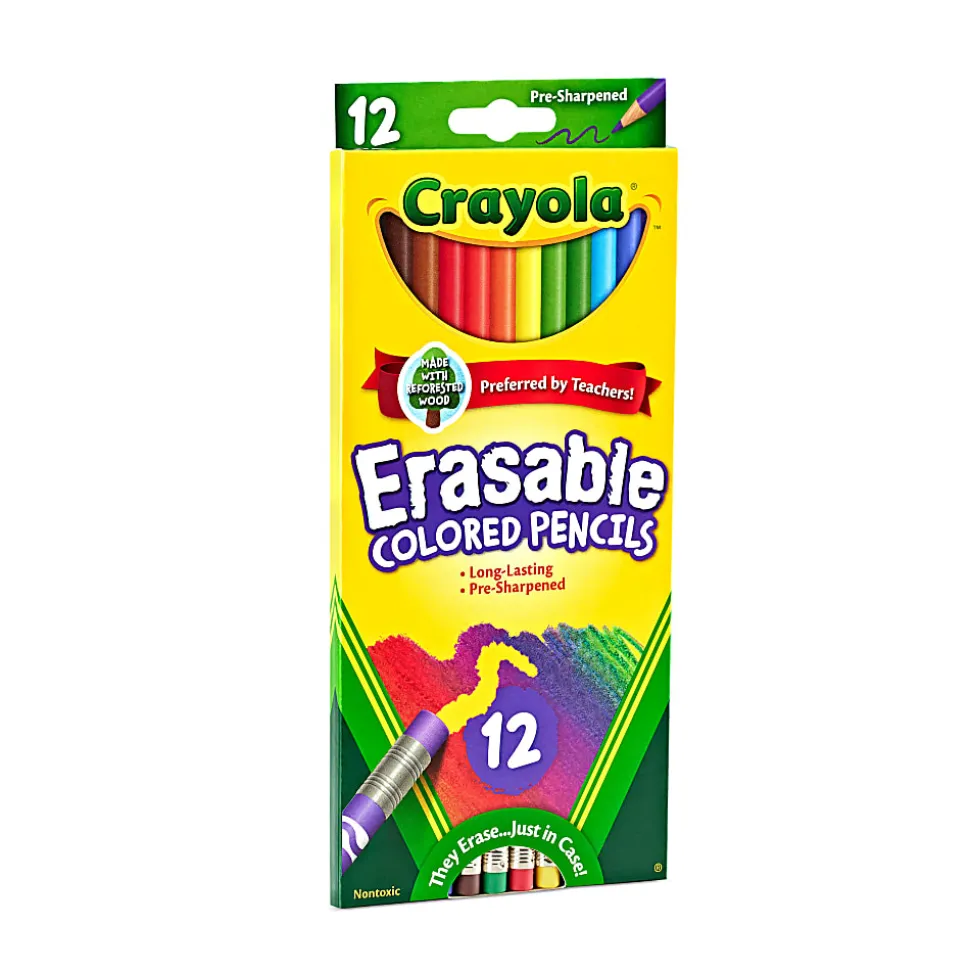 Crayola® Erasable Colored Pencils, Pack Of 12 Pencils