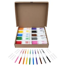 Crayola® Fine Line Markers, Assorted Classic Classpack®, Box Of 200