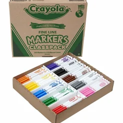 Crayola® Fine Line Markers, Assorted Classic Classpack®, Box Of 200
