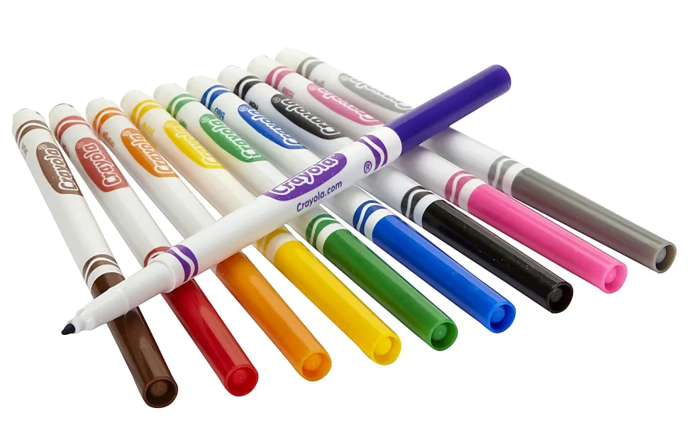 Crayola® Fine Line Markers, Assorted Classic Classpack®, Box Of 200