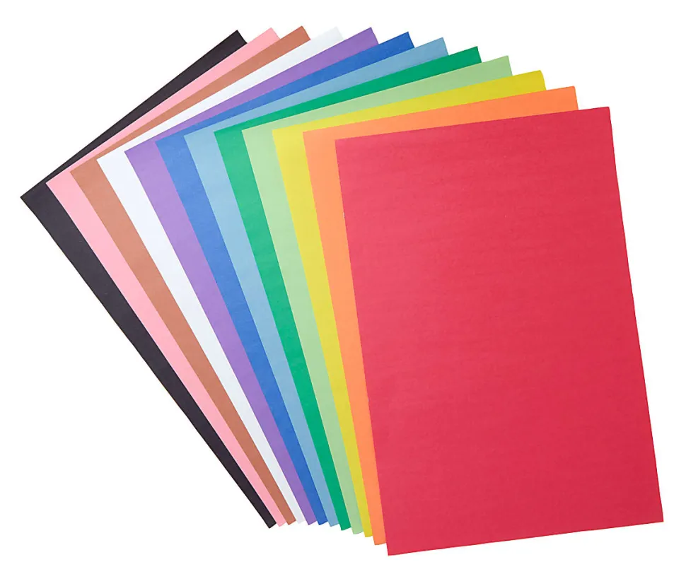 Crayola® Giant Construction Paper And Stencil Set, Tabloid Extra Paper Size, Assorted Colors