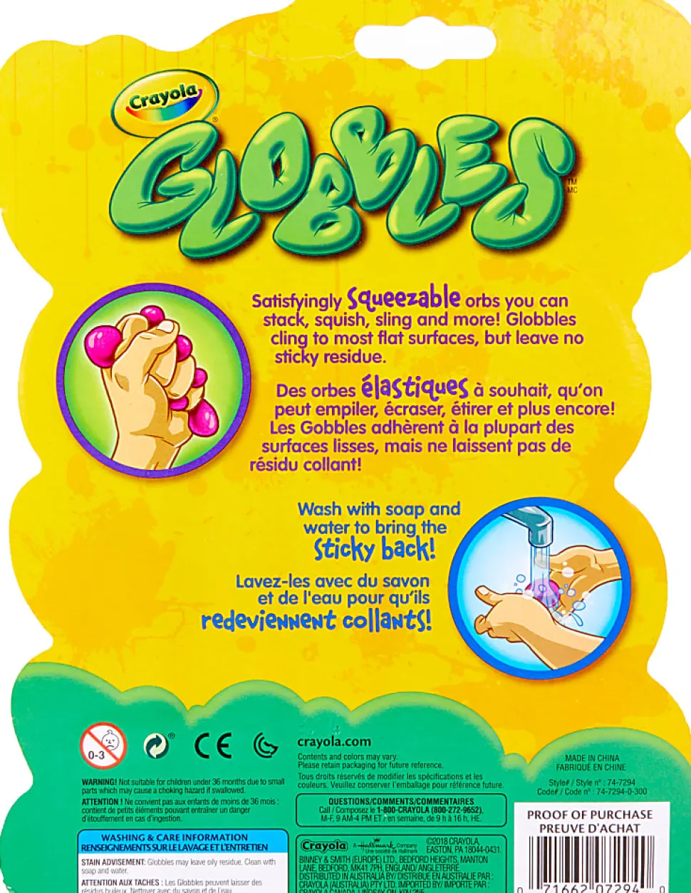 Crayola® Globble Squish Toys, Assorted Colors, Set Of 6 Toys