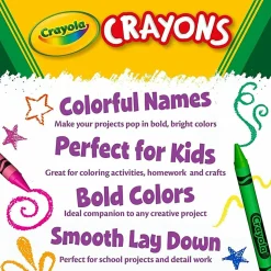 Crayola Jumbo Crayons - Assorted - 16 Per Pack
