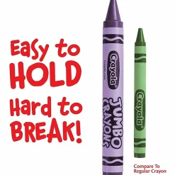Crayola Jumbo Crayons - Assorted - 16 Per Pack