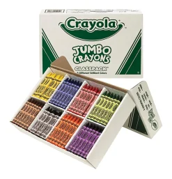 Crayola® Jumbo Crayons Classpack, Assorted Colors, Box Of 200 Crayons