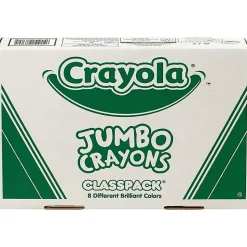 Crayola® Jumbo Crayons Classpack, Assorted Colors, Box Of 200 Crayons