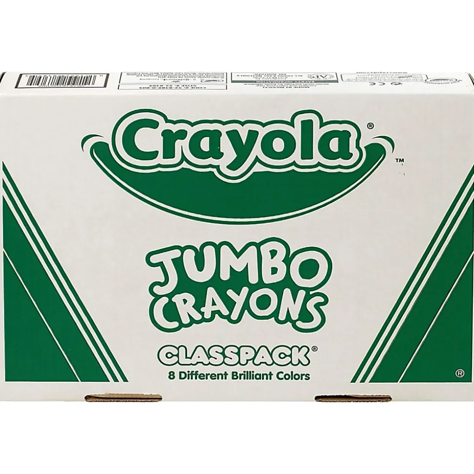Crayola® Jumbo Crayons Classpack, Assorted Colors, Box Of 200 Crayons