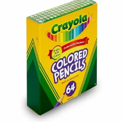 Crayola® Kids' Color Choice Short Color Pencil Set, Box Of 64