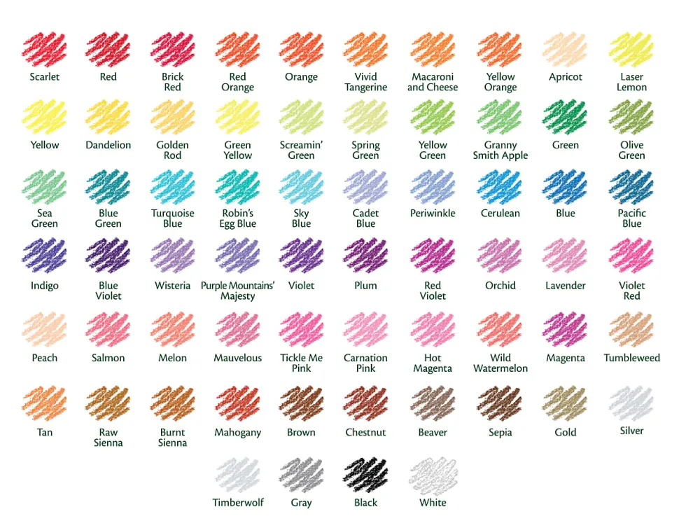 Crayola® Kids' Color Choice Short Color Pencil Set, Box Of 64