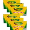 Crayola Large Crayons, Classic Colors, 16 Per Pack, Set Of 6 Packs