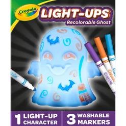 Crayola Light-Ups - Light Up Ghosts, Reusable Coloring Toy, Glow in The Dark