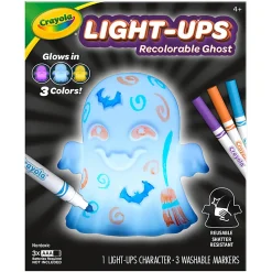 Crayola Light-Ups - Light Up Ghosts, Reusable Coloring Toy, Glow in The Dark