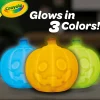 Crayola Light-Ups, Light Up Pumpkin, Reusable Coloring Toy, Glow in The Dark
