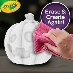 Crayola Light-Ups, Light Up Pumpkin, Reusable Coloring Toy, Glow in The Dark