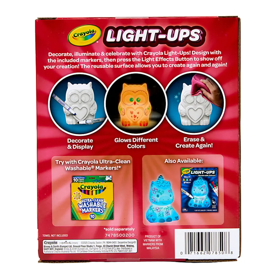 Crayola Light-Ups Recolorable Owl
