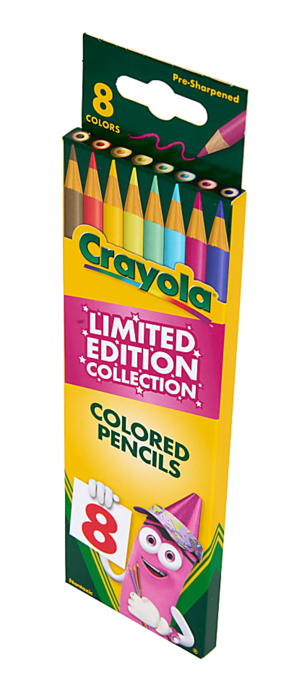 Crayola Limited Edition Colors Colored Pencils, 8 Ct, School Supplies, Coloring Supplies, Gifts for Kids Ages 5+