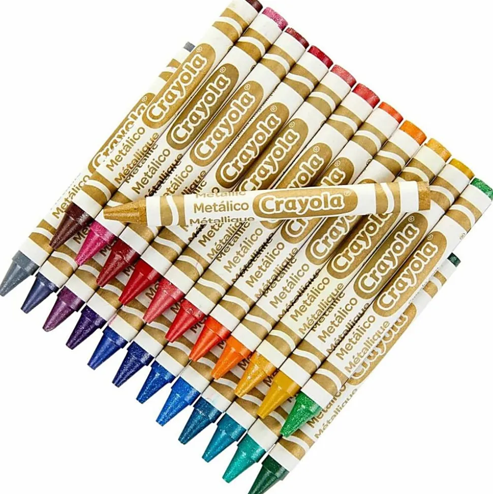 Crayola® Metallic Crayons, Pack Of 24 Crayons