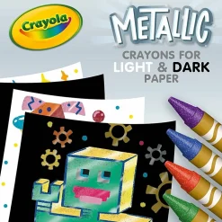 Crayola® Metallic Crayons, Pack Of 24 Crayons
