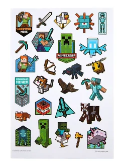 Crayola Minecraft Coloring Book for Kids (96pgs), Includes Minecraft Sticker Sheet, Kids Coloring Pages, Minecraft Gift for Boys & Girls, 3+