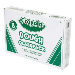 Crayola® Modeling Dough, 3 Oz, Assorted Colors, Pack Of 24 Tubs