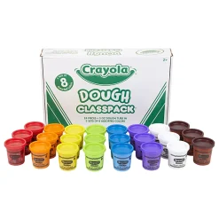 Crayola® Modeling Dough, 3 Oz, Assorted Colors, Pack Of 24 Tubs