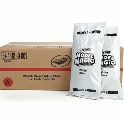 Crayola® Model Magic®, 6 Lb., Value Pack, 8 Oz. Bag, Pack Of 12 Bags, White