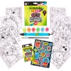 Crayola Neon Art Case (50+pcs), Neon Paint, Neon Markers & Crayons, Kids Glow in the Dark Art Set, Gifts for Boys & Girls, 5+