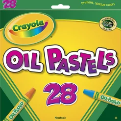 Crayola® Oil Pastels, Assorted Colors, Set Of 28 Pastels