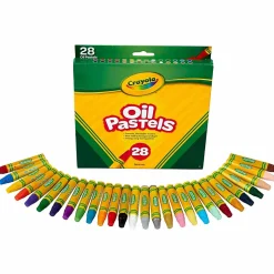 Crayola® Oil Pastels, Assorted Colors, Set Of 28 Pastels