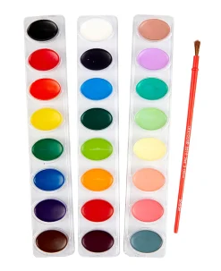 Crayola 24-Pan Washable Watercolor Paint, 2 Oz, Assorted Colors, Pack Of 24 Paint Colors