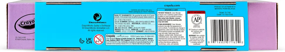 Crayola Paper Color Wonder Activity Kit, 8" x 10", Gabby's Dollhouse