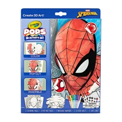 Crayola Paper POPs 3D Activity Set, Spider-Man