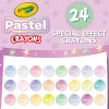 Crayola Pastel Crayons, 3-5/8", Assorted Colors, 24 Crayons Per Pack, Bundle Of 6 Packs
